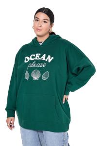 Studio Untold Толстовка в темно-зеленом цвете