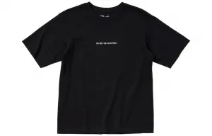 UNIQLO Футболка Pop Mart с круглым вырезом, приталенная, прямая, с короткими рукавами, унисекс, черная