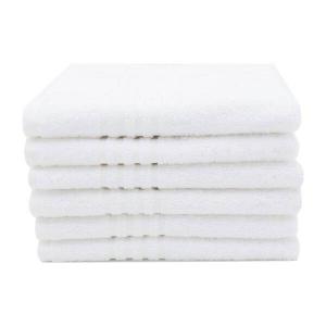 Гостевое полотенце Zollner 00000126 6 шт, 40x1x60 см, белый