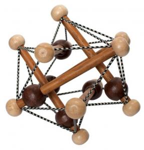 Manhattan Toy, Пространственная форма, коричневый, 15,25x15,25x15,25 см