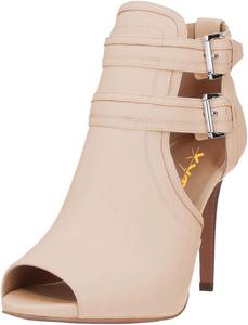 Женские сандалии-ботильоны XYD с открытым носком, двойной пряжкой, шпилькой, стильными вырезами для мероприятий и вечеринок, Peachpuff