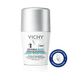 Шариковый антиперспирант, 50 мл Vichy Invisible resist 72h