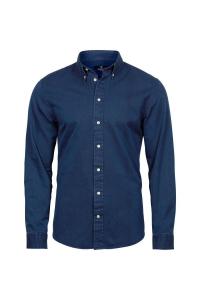 Саржевая рубашка TEE JAYS, фиолетовый