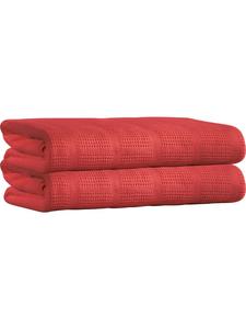 Erwin Müller Хлопковое летнее одеяло, комплект из 2 штук, красного цвета
