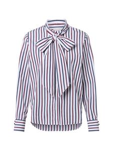 Блузка белого и темно-синего цветов Rich & Royal