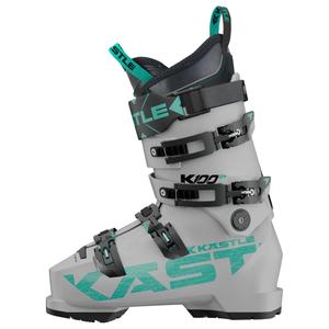 Женские горнолыжные ботинки Kastle K100P, белый/бирюзовый