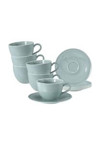 Голубые чайные чашки с блюдцами Beat Color Glaze 140 мл 6 предметов Beat Seltmann Weiden