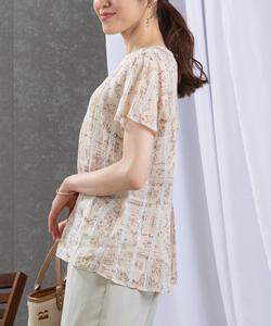 Блузка в полоску из 100% льна