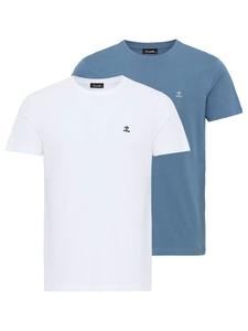 Классическая футболка Cool Hill Shirt Jose, цвет light blue/white