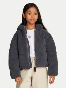 Пуховик стандартного кроя Calvin Klein Jeans, черный