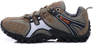 Мужские трекинговые кроссовки для походов на открытом воздухе для всех сезонов, легкая обувь для прогулок по тропам, удобная повседневная обувь для кемпинга, путешествий и ежедневного ношения Qacksv, коричневый