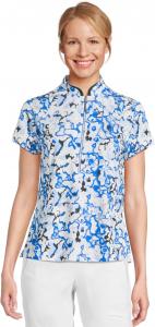 Топ Jamie Sadock Dreamscape Print Short Sleeve Top, Electric Blue