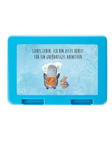 Mr. & Mrs. Panda Ящик для хранения Penguin & Mouse Wanderer с    в ледяном синем цвете