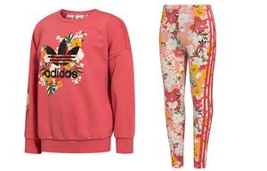 Adidas Originals Детская повседневная спортивная одежда, цвет Set (pink)