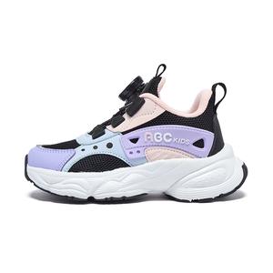 Износостойкие поддерживающие низкие повседневные детские кроссовки Kids' ABC KIDS, черный/фиолетовый