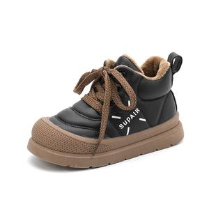 Водостойкие, нескользящие и износостойкие детские хлопковые кроссовки для детей Tide attack, черный