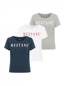 Набор из 3 футболок белого, серого и темно-синего цветов