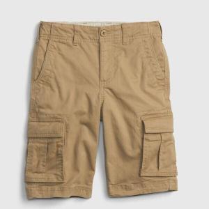 Шорты-Бермуды из эластичного хлопка Gap, бежевый