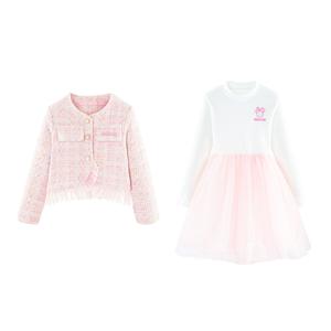 Disney Детский комплект с юбкой для детей 3-7 лет pink