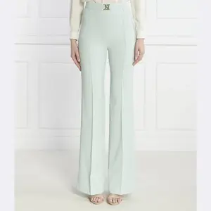 Расклешенные брюки Elisabetta Franchi, зеленый