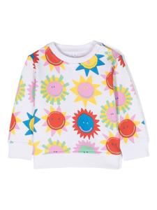 Stella McCartney Kids толстовка с принтом, белый
