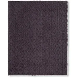 Плед Jacquard teddy Мягкий, уютный плед для дома, плюшевый, жаккардовый, в 2 размерах Descanso, антрацит