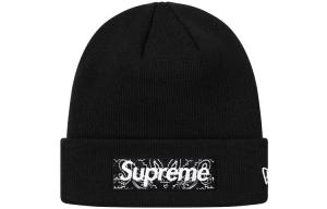 Supreme Новая Эра Бокс Лого Бейни FW19, Black