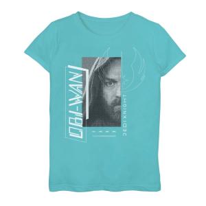 Футболка с логотипом и рисунком рыцаря-джедая для девочек 7–16 лет «Звездные войны Оби-Ван Кеноби» Licensed Character