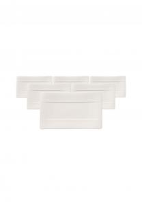 Современные суши-тарелки modern grace 24 x 14 см набор 6 шт Modern Grace Villeroy & Boch белые
