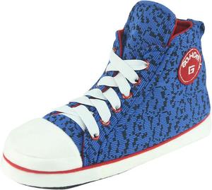 Домашние кроссовки-тапочки для мужчин, теплые зимние, забавные уютные домашние кроссовки-тапочки для мальчиков Gohom, Royal Blue