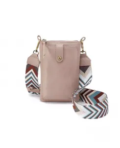 Чехол для телефона Cass Crossbody HOBO, коричневый/бежевый