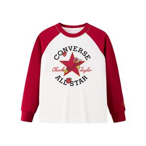 Футболка для детей Crew Neck Moderate Converse, red