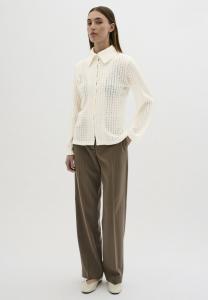 Блуза Karen by Simonsen Button-down blouse, Egret/White