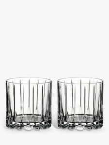 Бокалы Bar Rocks Crystal Glass Tumblers, набор из 2 штук, 283 мл, прозрачные RIEDEL, ear