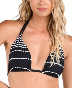 Женский бикини-топ City Lights Goddess Halter с кисточками La Blanca, черный