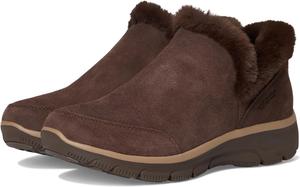 Ботинки SKECHERS Women's Easy Going - Fall Feeling Hands Free Slip-Ins, Chocolate