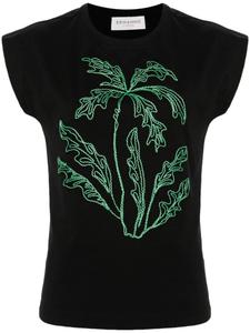 Футболка с аппликацией ERMANNO FIRENZE, черный