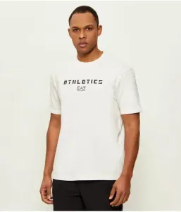 Футболка regular fit Ea7, кремовый