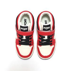 Современные детские кроссовки для скейтбординга Kids High-top White Pony, красный