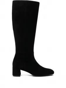 Сапоги Maeve до колена с каблуком 50 мм Stuart Weitzman, черный