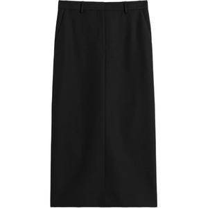 Юбка-карандаш Totême с низкой посадкой TOTEME, черный