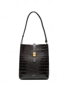 Тисненая сумка-тоут Bello Soeur, коричневый