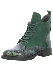 Ботильоны на шнуровке зеленого цвета Artiker