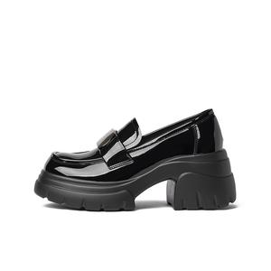 Лоферы женские 6,5 см JOSINY, Black