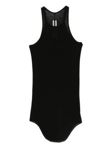 Топ-борцовка Rick Owens в рубчик, черный