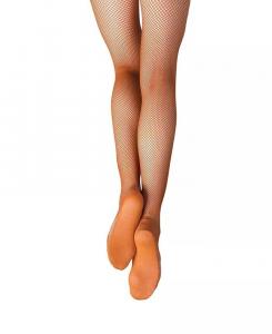 Женские профессиональные бесшовные тайтсы в сеточку Capezio, бежевый