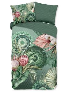 Hip Фланелевый комплект постельного белья «Егор» зеленого цвета