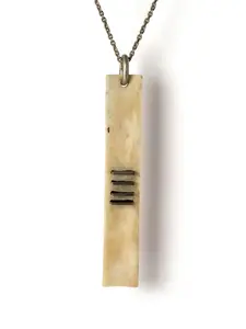 Колье Plate Slab Parts Of Four, нейтральный