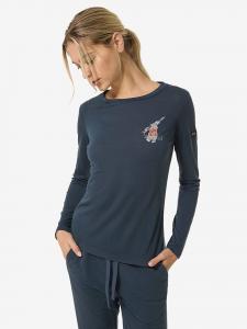 Super.natural Функциональная рубашка с длинными рукавами "Lil Ski Bunny" темно-синего цвета