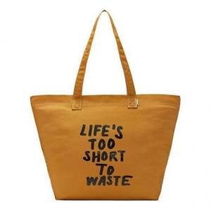 Сумка-тоут Converse Renew Life's Too Short To Waste Canvas Tote Bag 'Brown'